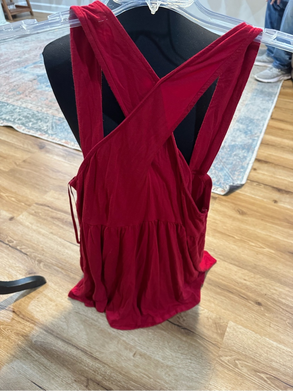 torrid Red Cross-Back Tiered Sundress
